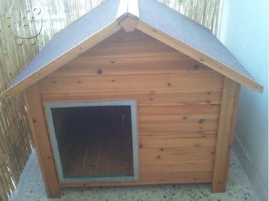 πωλειται σπιτι σκυλου ξυλινο